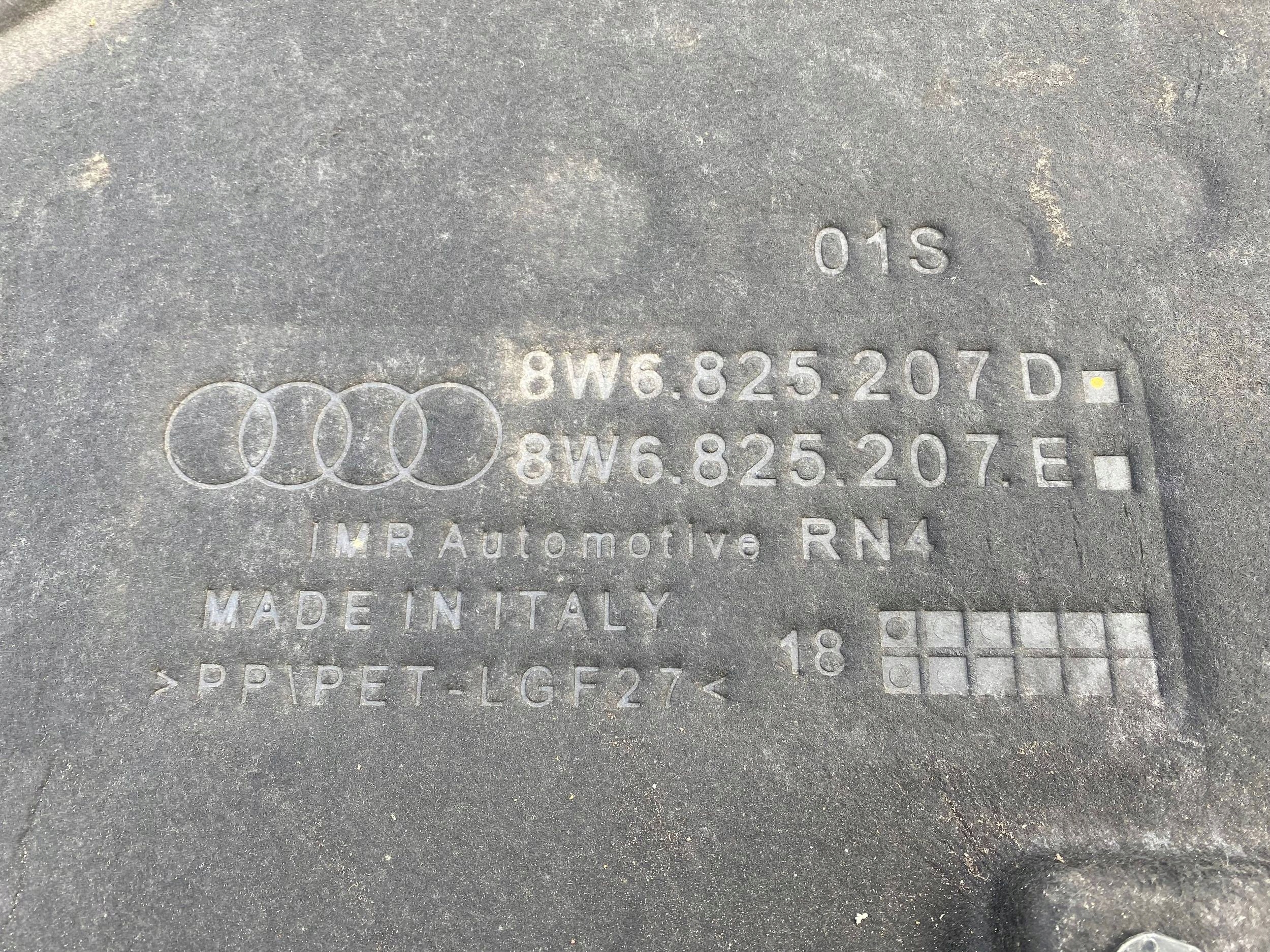 AUDI A5 8W abdeckung Blende Abdeckung Unterfahrschutz links 8W6825207D