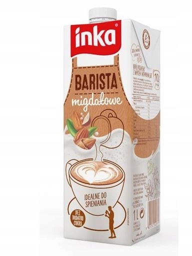 Levně 4x Inka rostlinný baristický mandlový nápoj bez přidaného cukru vegan 1L