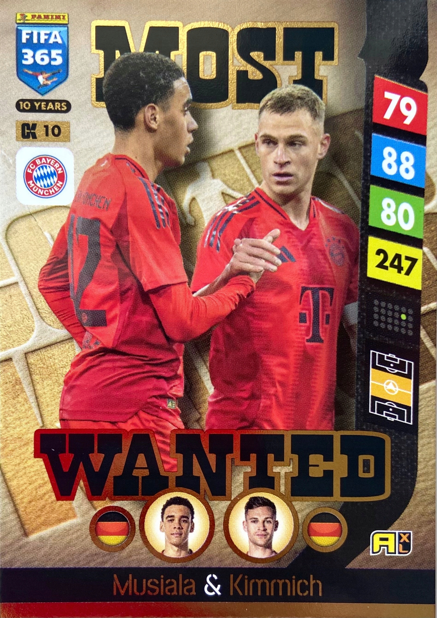 FIFA 365 2025 UPGRADE MOST WANTED CK 10 MUSIALA KIMMICH BAYERN MONACHIUM