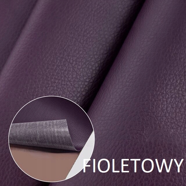 Samolepicí Záplata Kůže Záplata Fialová 100X50CM