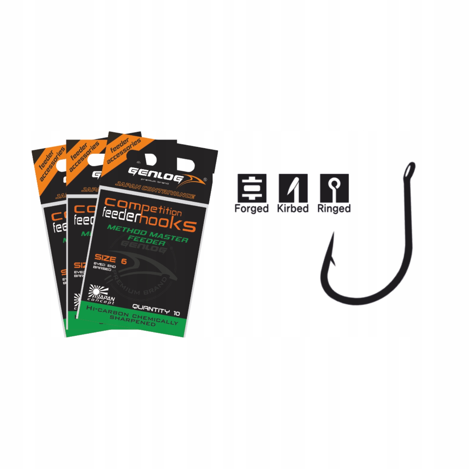 

Haczyki Method Master Feeder nr 12 Genlog