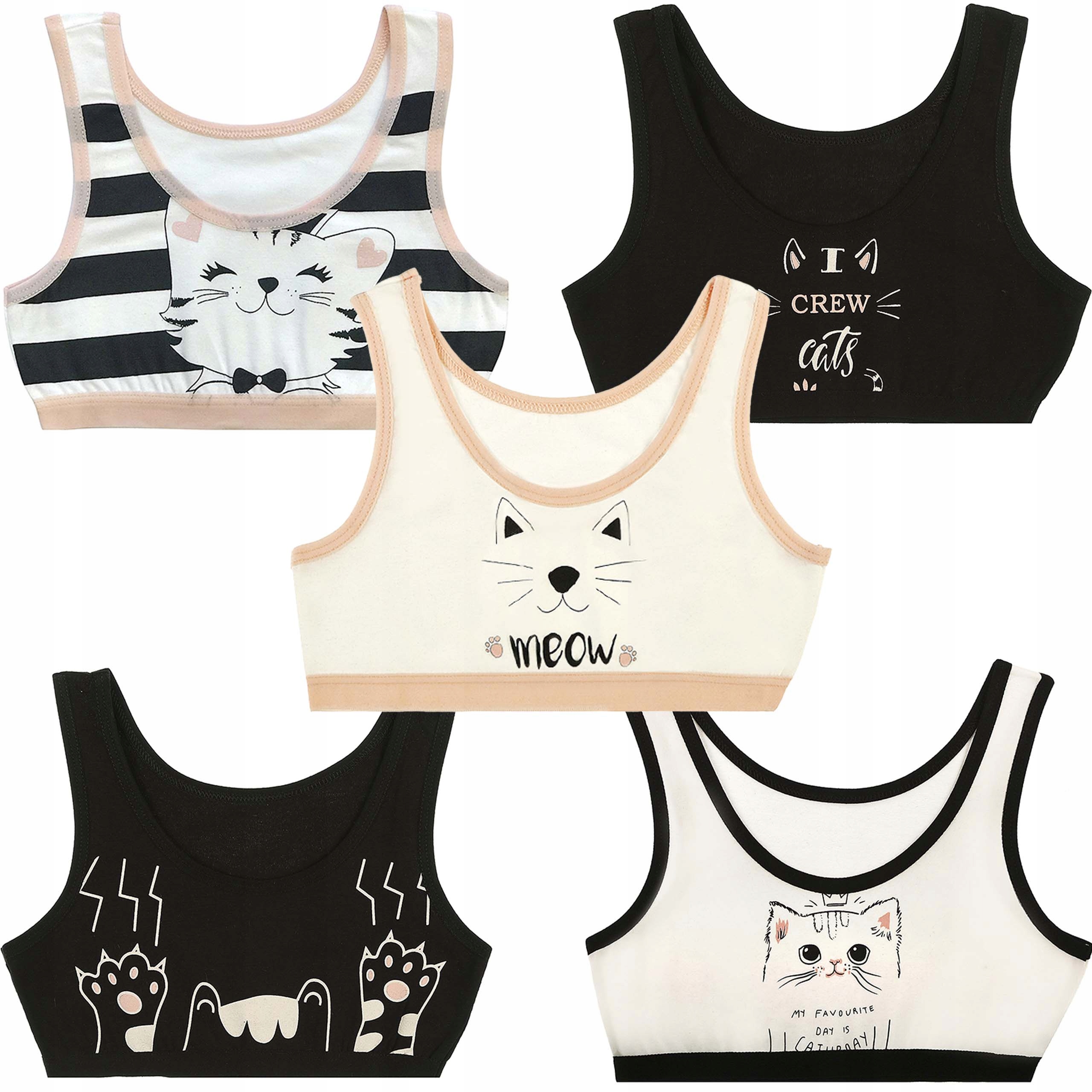 BIUSTONOSZ STANIK TOP DZIECIĘCY 110-116