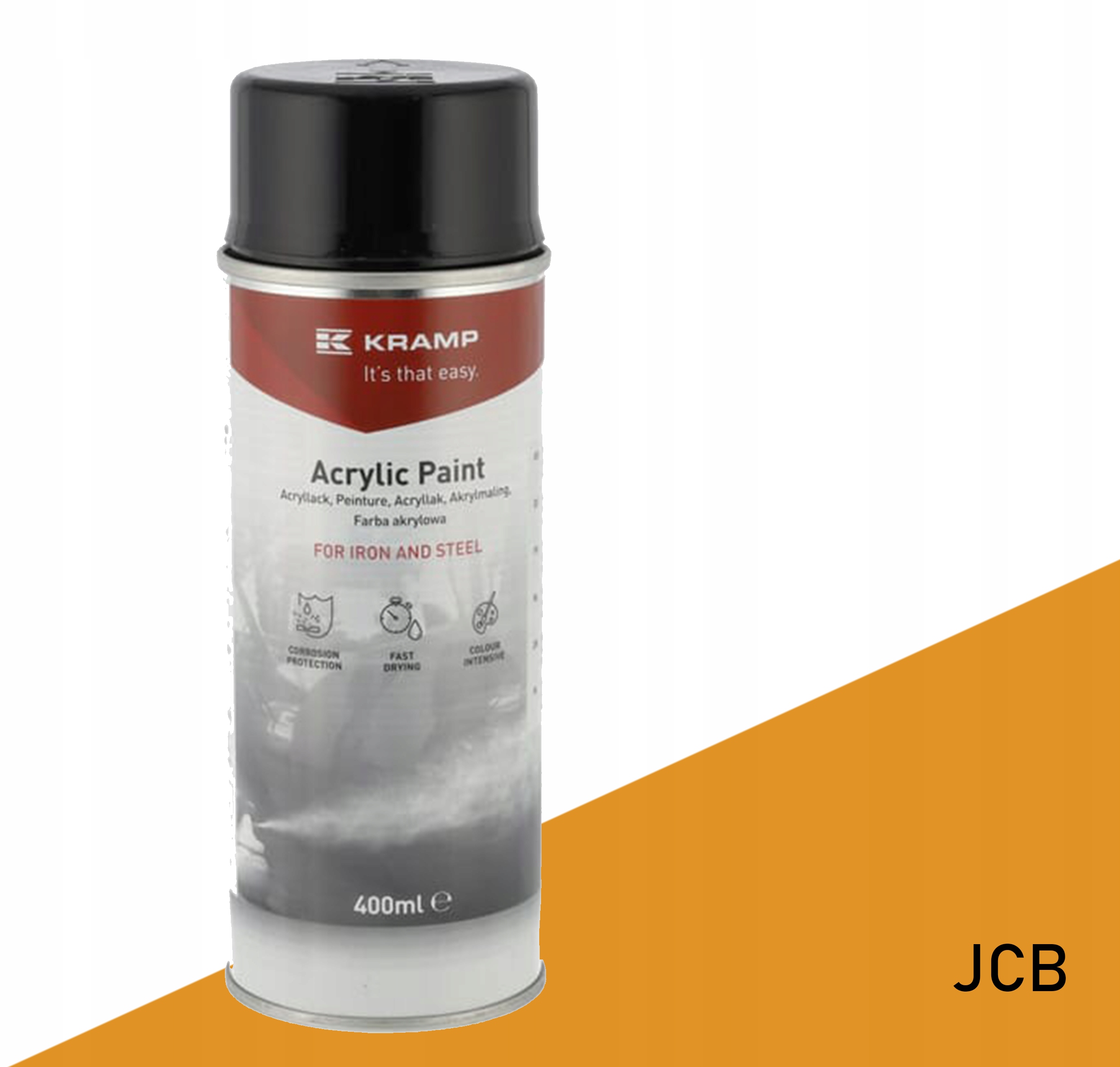 Lakier pasujący do maszyn Jcb, zółty Ral 1170, 400ml