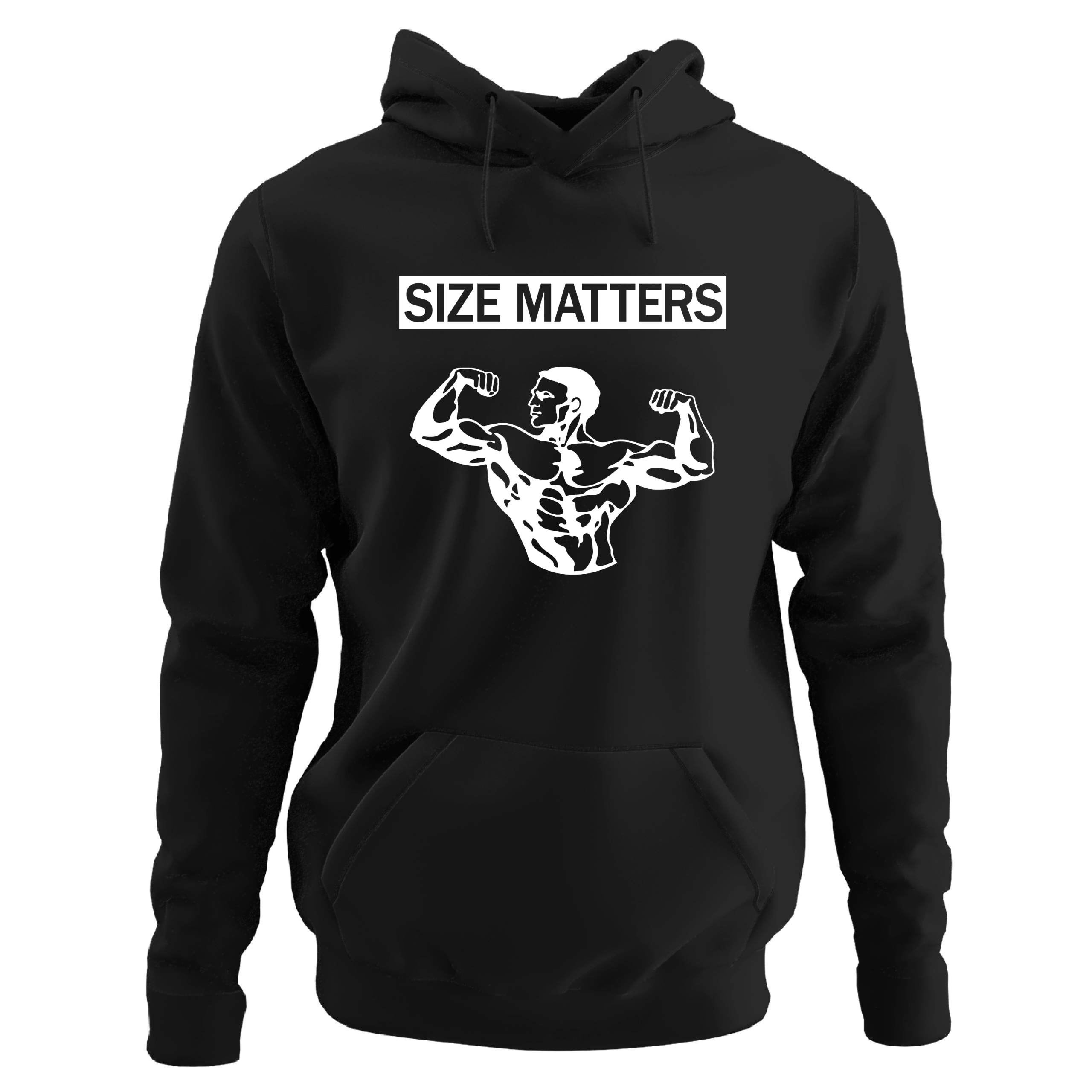 

Bluza Na Trening Siłownia Size Matters Wielkość