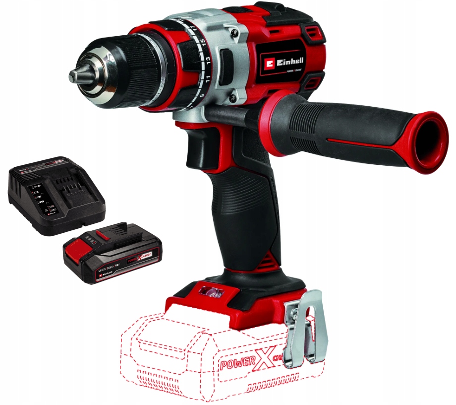 Einhell Aku Vrtačka Tp-cd 18/80 Li Bl Set 2,5AH Akumulátor
