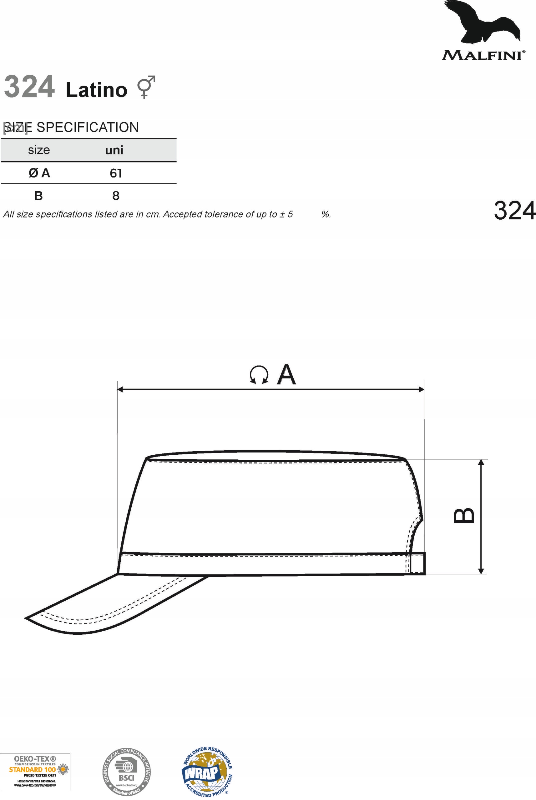 CZAPKA LETNIA LATINO Z DASZKIEM LOGO Z HAFTEM KGW koło gospodyń wiejskich Liczba sztuk w ofercie 1 szt.