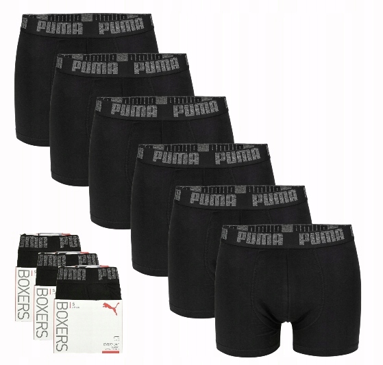 Pánské slipy Puma Basic Bavlna Balení 6 Kusů vel. M