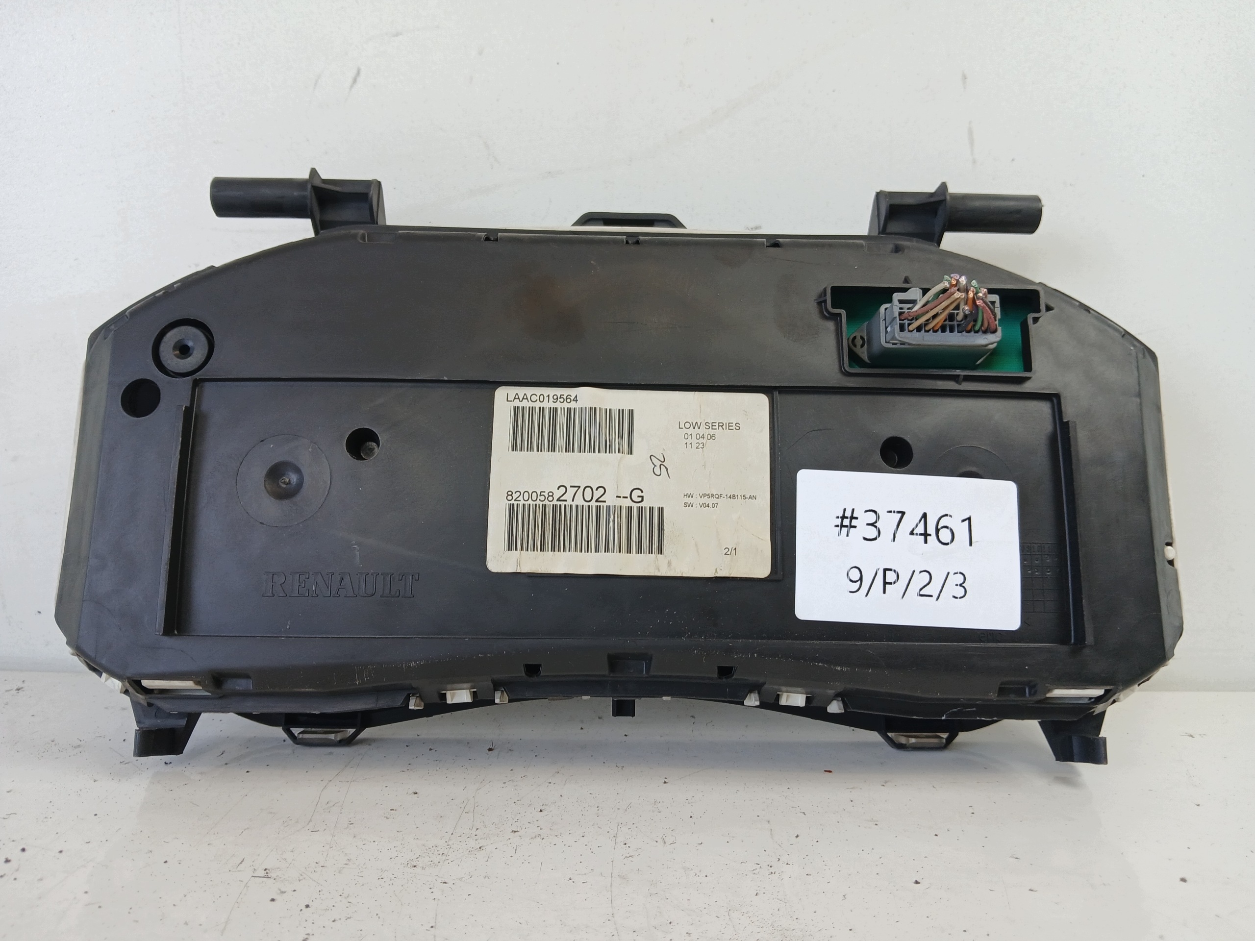 RENAULT CLIO III 1.5 DCI dials dials 8200582702G