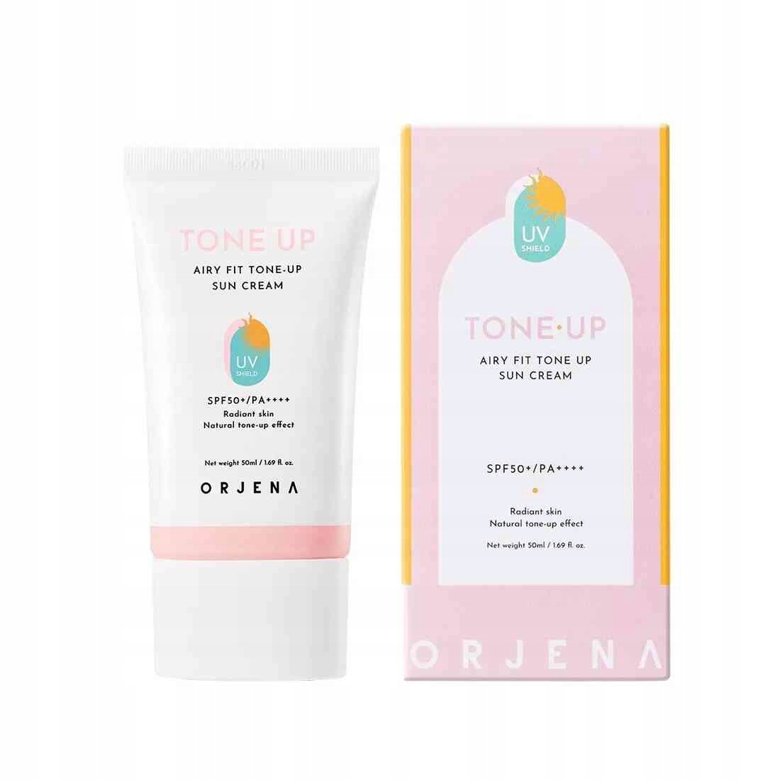 Orjena Tone-Up Lehký krém na obličej s filtrem SPF50+/PA++++ 50 ml
