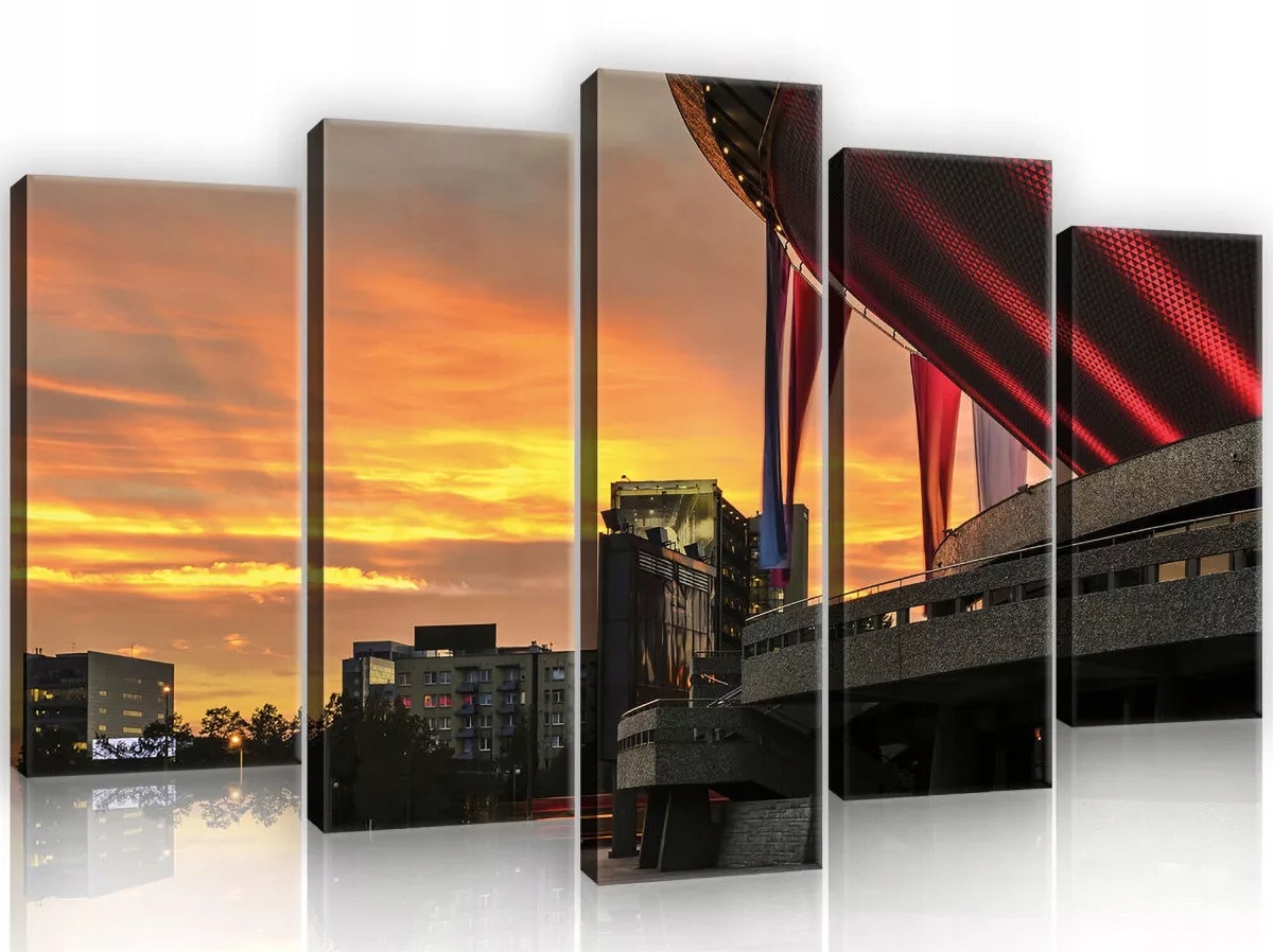 Obraz Na Plátně Canvas 100x60 Katovice Spodek