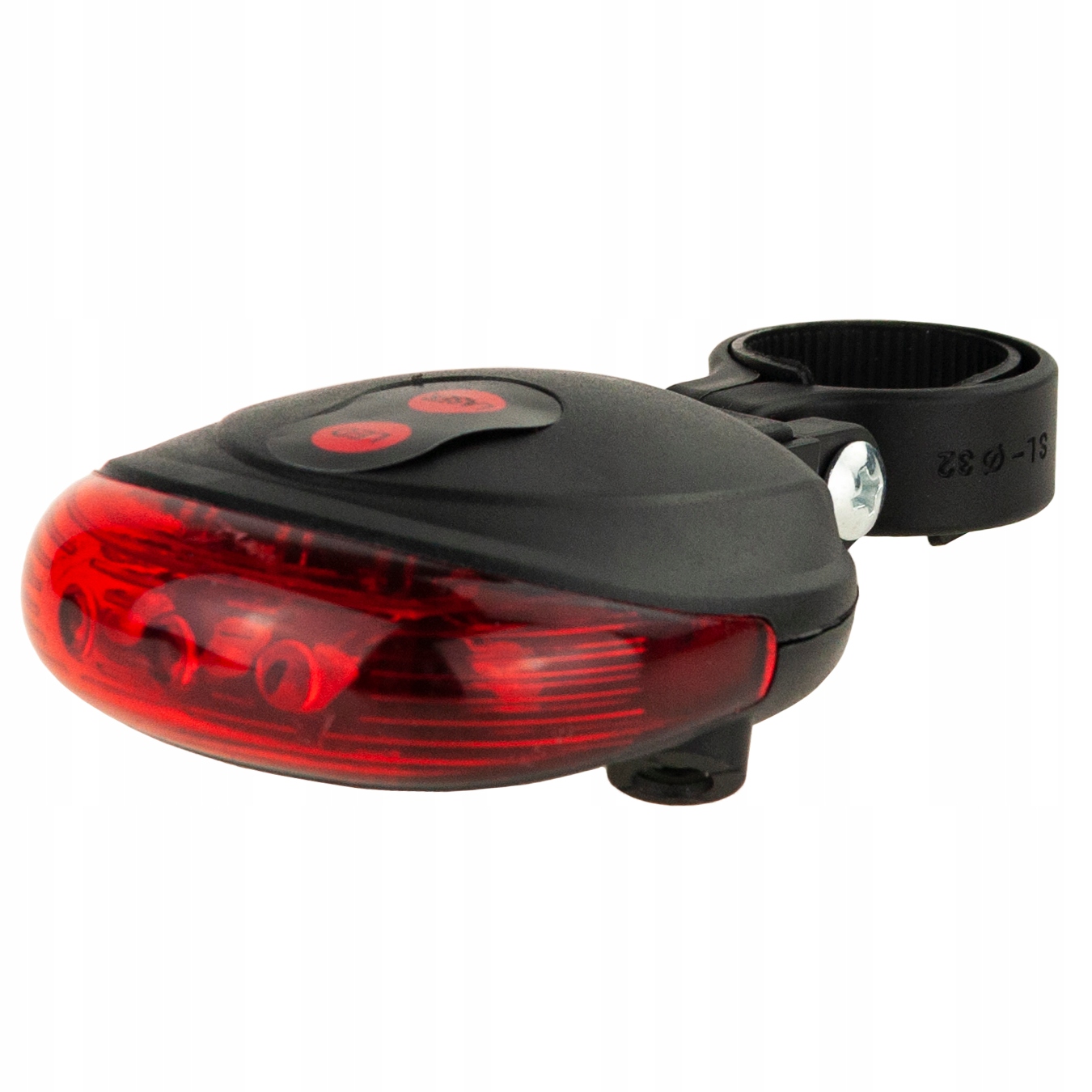 LAMPKA ROWEROWA LASEROWA 5 LED LASER NA TYŁ Marka Martom