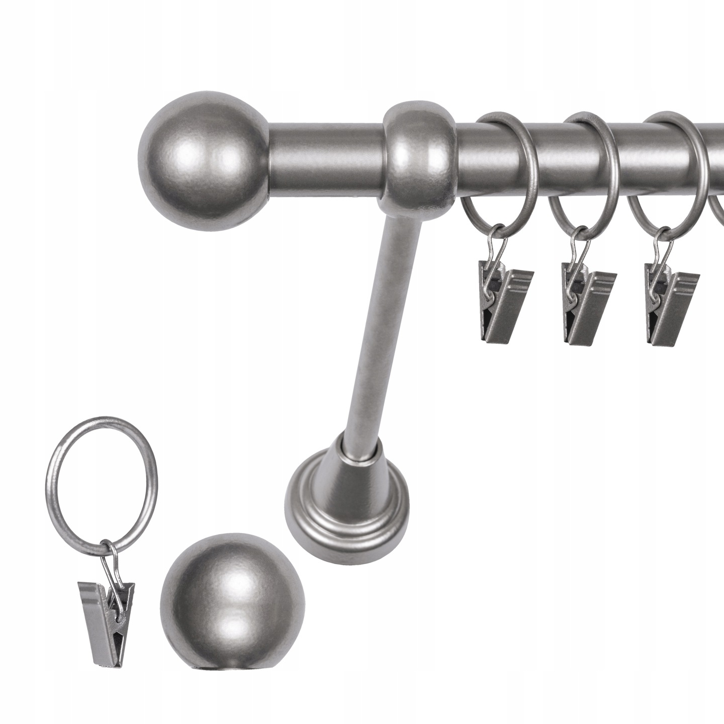 

Karnisz Metalowy Fi 19 Pojedynczy 160 CM Metal