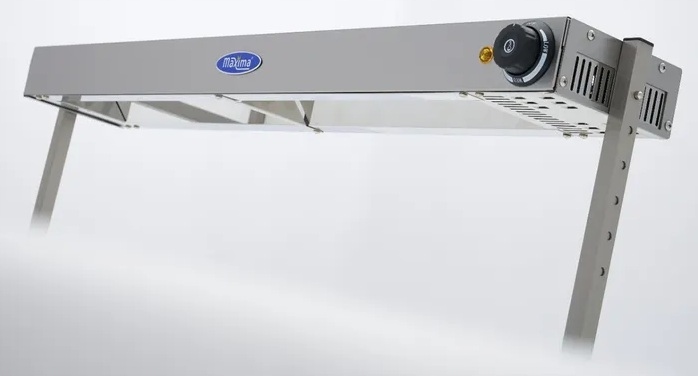 Elektryczna listwa grzewcza sufitowa 864W 92cm srebrna Maxima 09362301