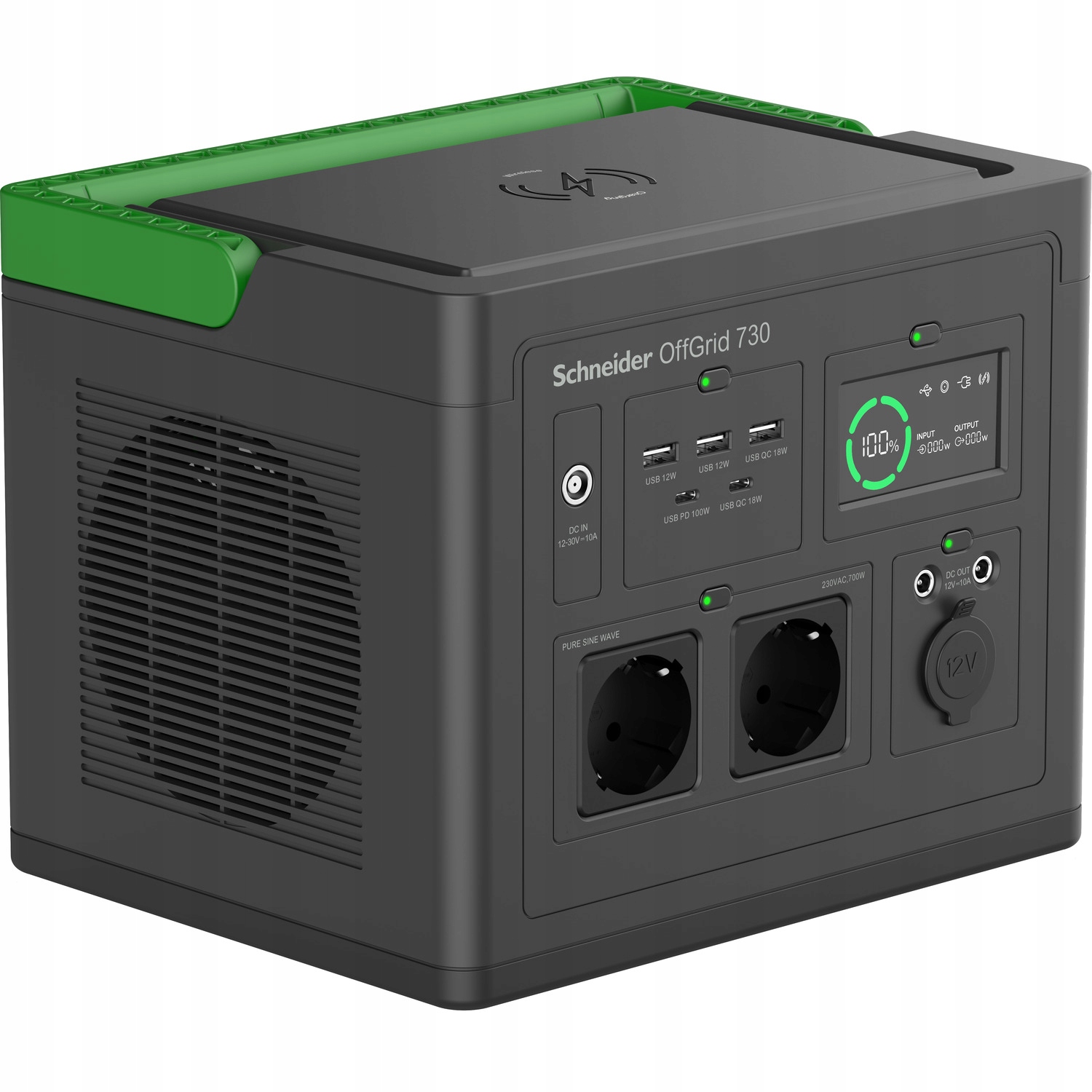 Prenosná napájacia stanica Apc OffGrid 730, 738 Wh, Usb-c, LCD