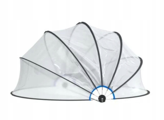 Bazénová Ochrana Kopula Okrúhla Pokrievka Na Bazén Skladacia 500x250 Strieška