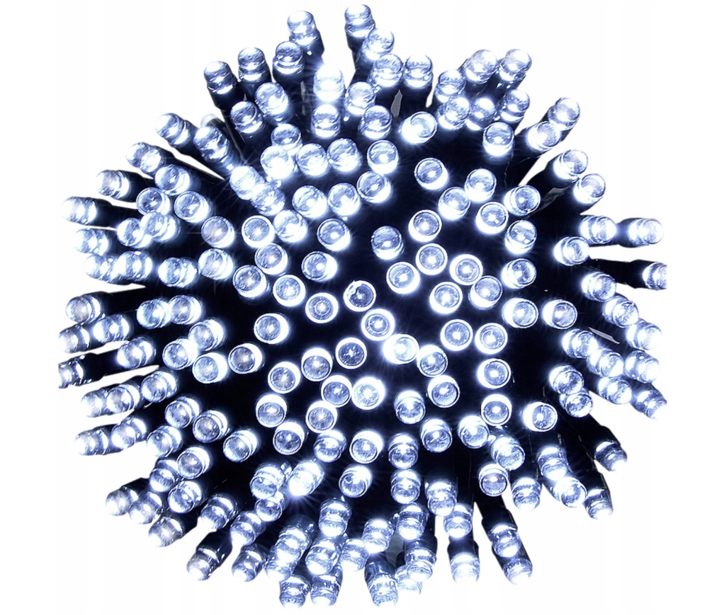 

Lampki Choinkowe 1000 Led Zew/wew Białe Zimne 76,7