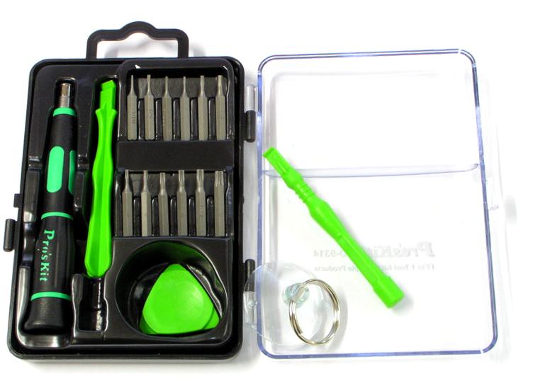 Zestaw wkrętak + bity torx płaskie PH do Apple