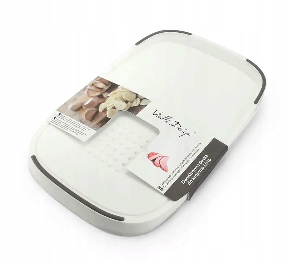 

Deska do krojenia dwustronna Vialli Design biała