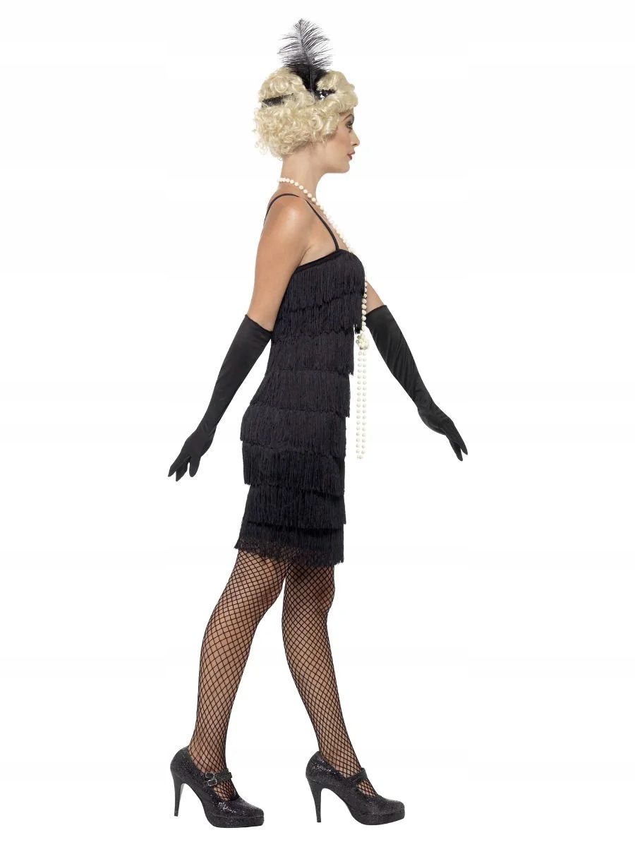 Strój Flapper Kostium Lata 20 Gangsterki Retro L Rozmiar L
