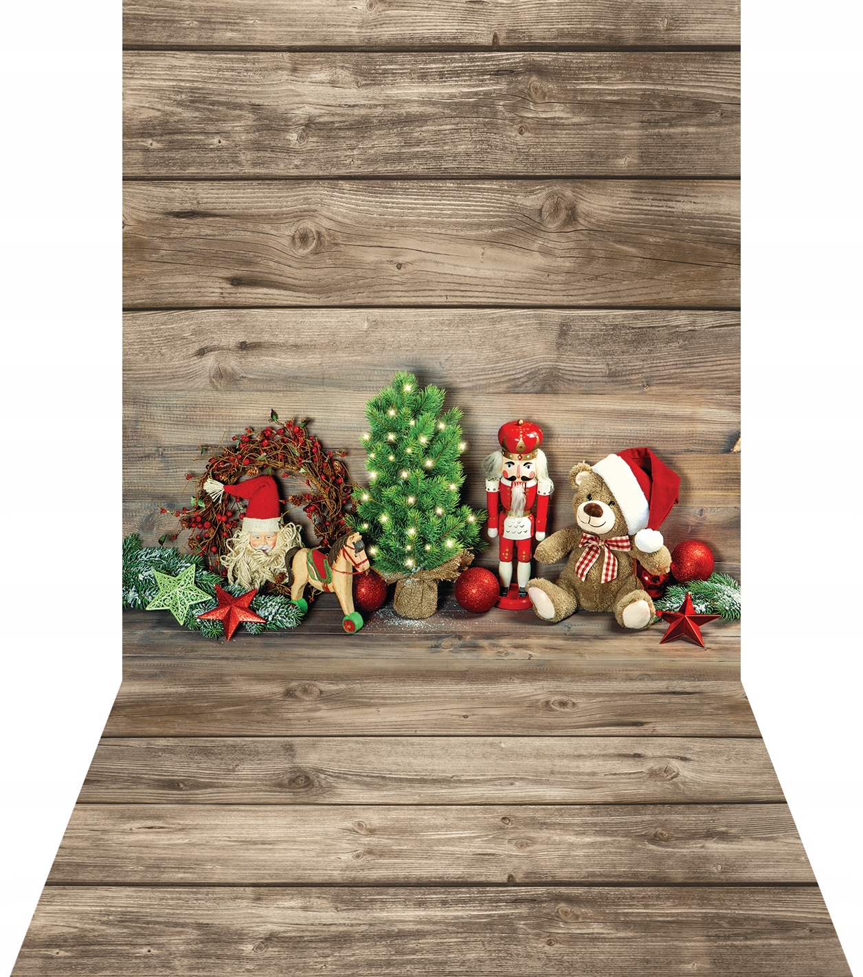 Grube tło ZIMOWE, tło świąteczne 180x400 sw112