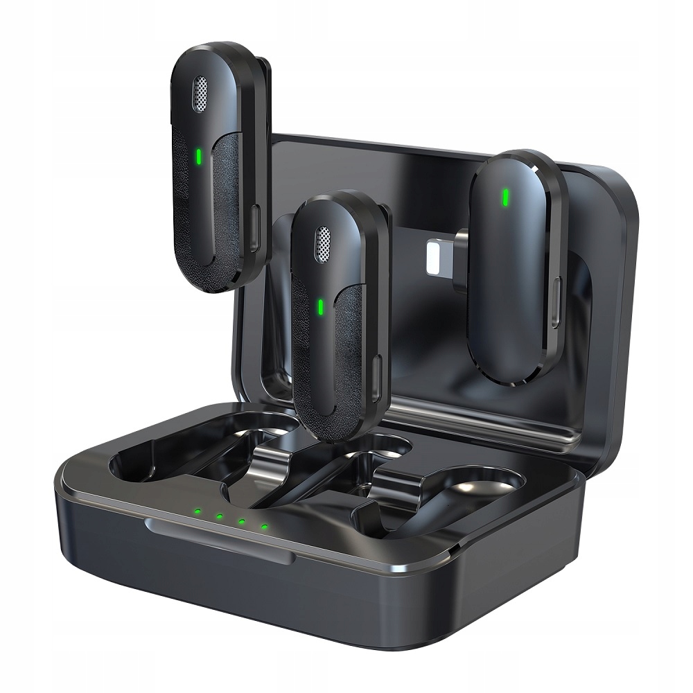 Mikrofon Pro Telefon Kintone Lightning Bezdrátový Dvojitý Kravatový