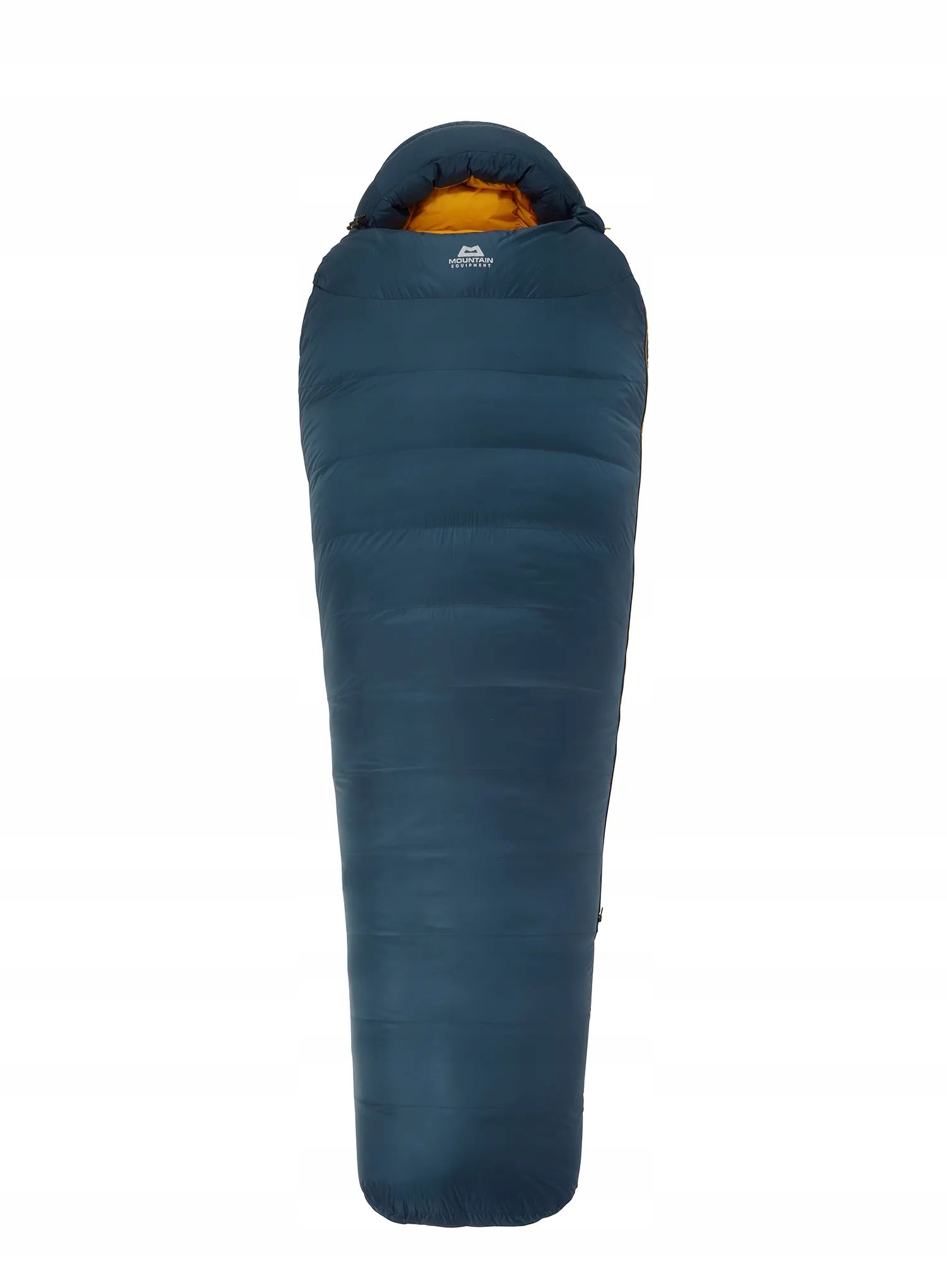 Péřový spací pytel Mountain Equipment Helium 800 Reg 182 cm majolica blue Levý