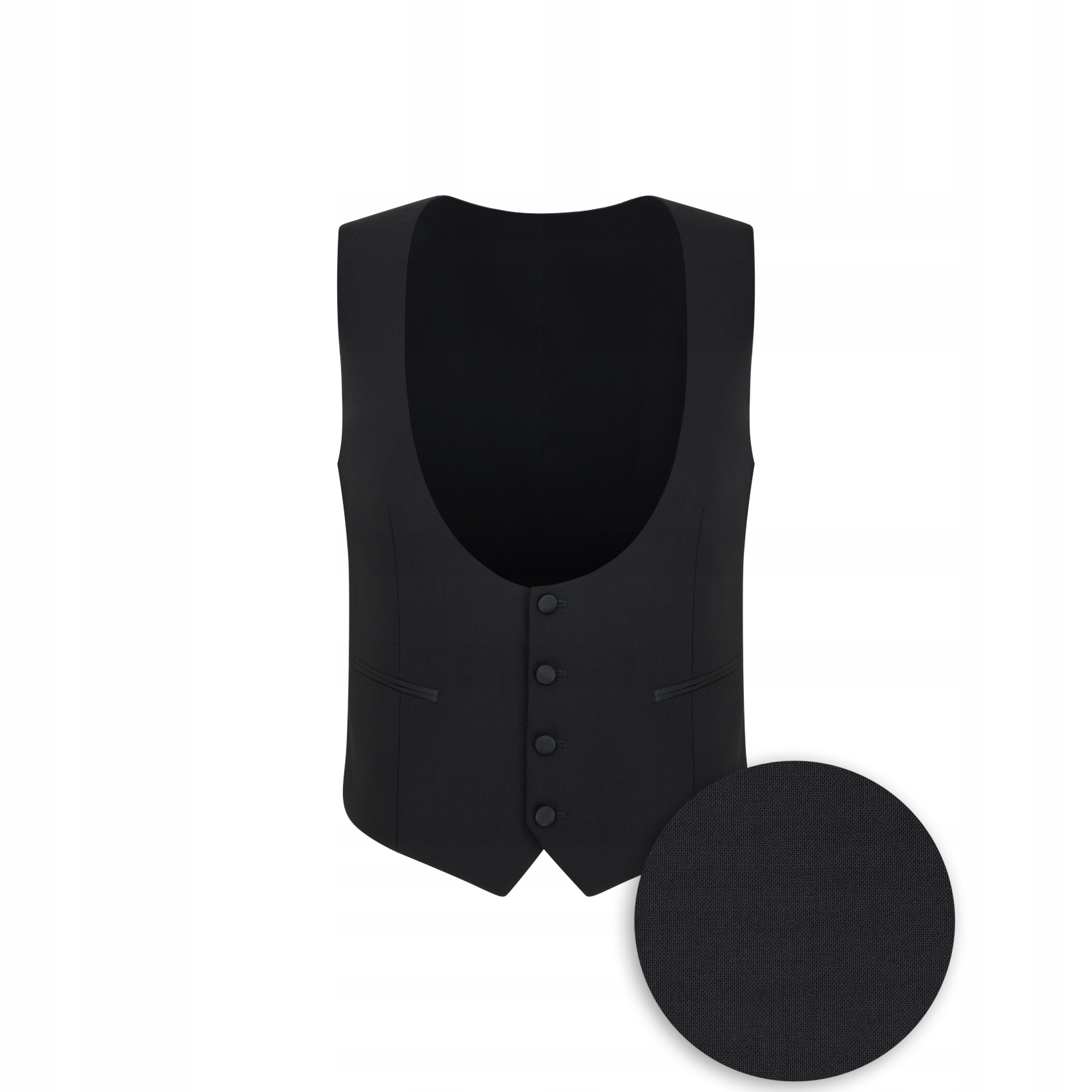 Jednořadá smokingová vesta v černé barvě Pako Lorente vel 54
