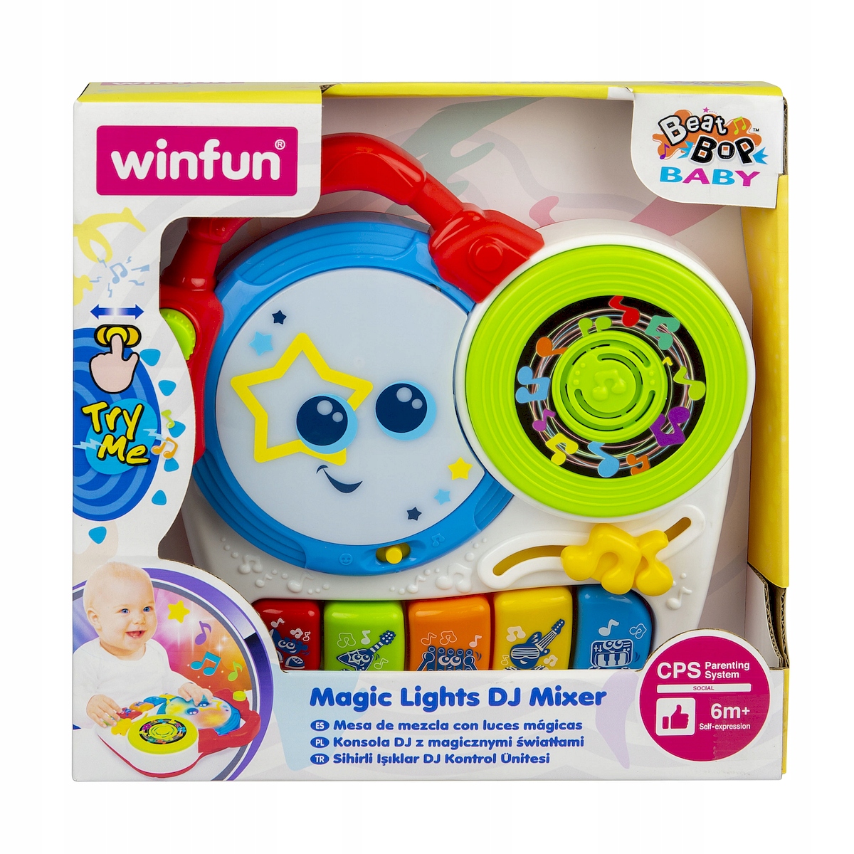INSTRUMENT KONSOLA DJ MIXER DLA DZIECI SMILY EAN (GTIN) 4895038518018