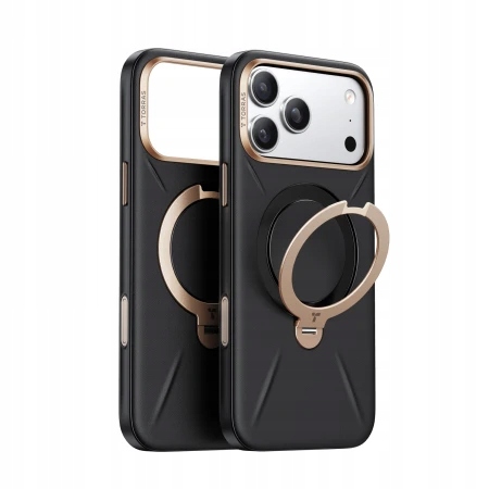 Torras QPro Leather etui skóra wegańska iPhone 17 ProMax MagSafe podstawka