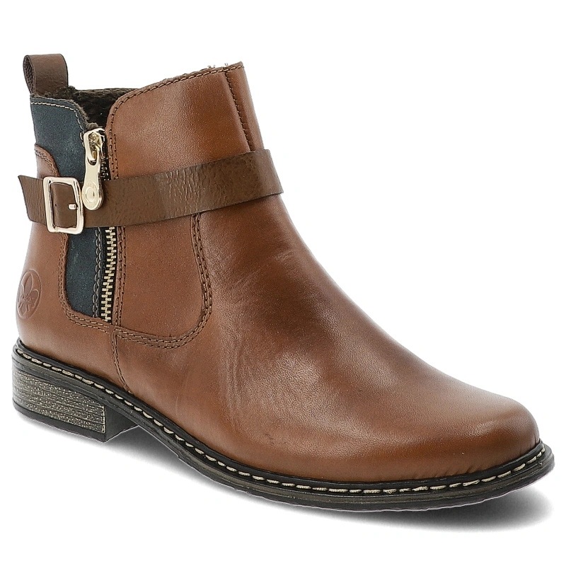 Dámské kotníkové boty Rieker, hnědé, Z4959-22 Brown