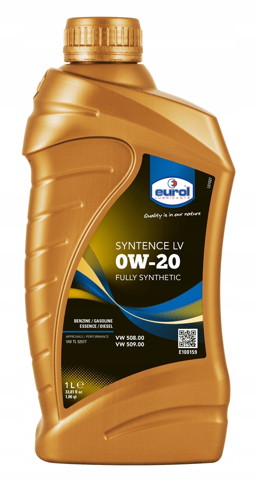 

Eurol Syntence LV 0W20 1L Vw 508.00/509.00