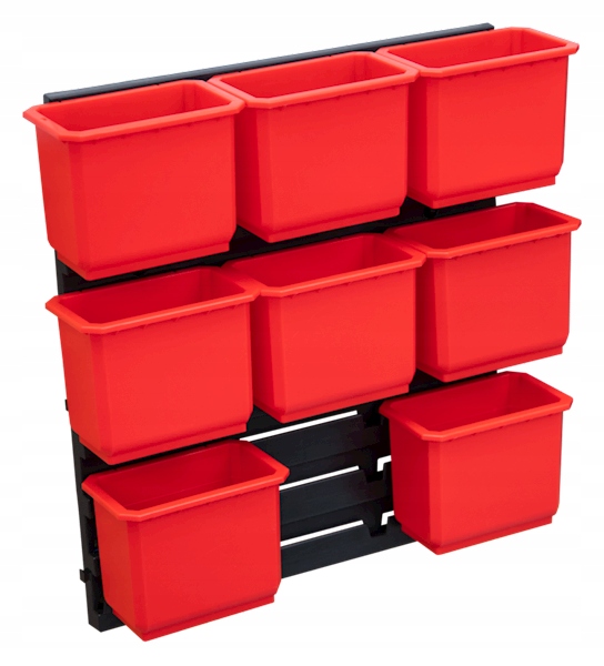 

Qbrick System Ścianka Z 8 Kubełkami Organizerami