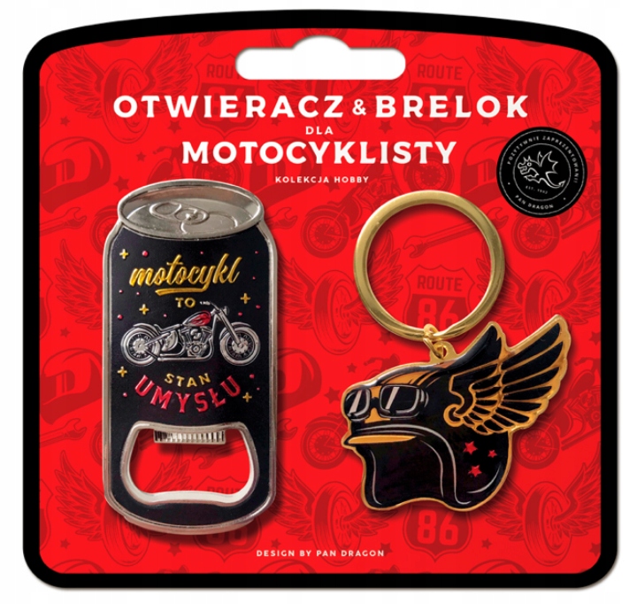 

Brelok+otwieracz Motocyklisty Na Dzień Chłopaka