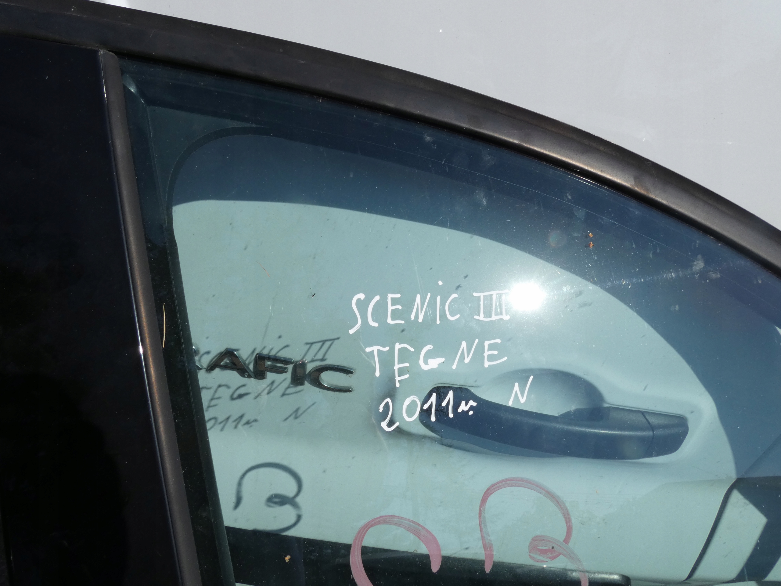 RENAULT SCENIC III door right front right front complete TEGNE