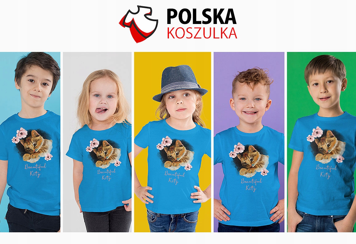 T-SHIRT KOSZULKA DLA DZIECKA KOTY KOTKI 116 SUPER JAKOŚĆ Rodzaj gadżetu filmowy gamingowy książkowy, komiksowy muzyczny