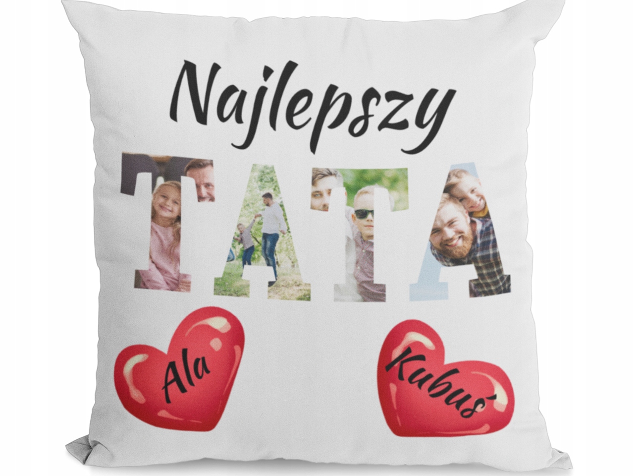 

Poduszka Foto Tata Własne Zdjęcia Napisy