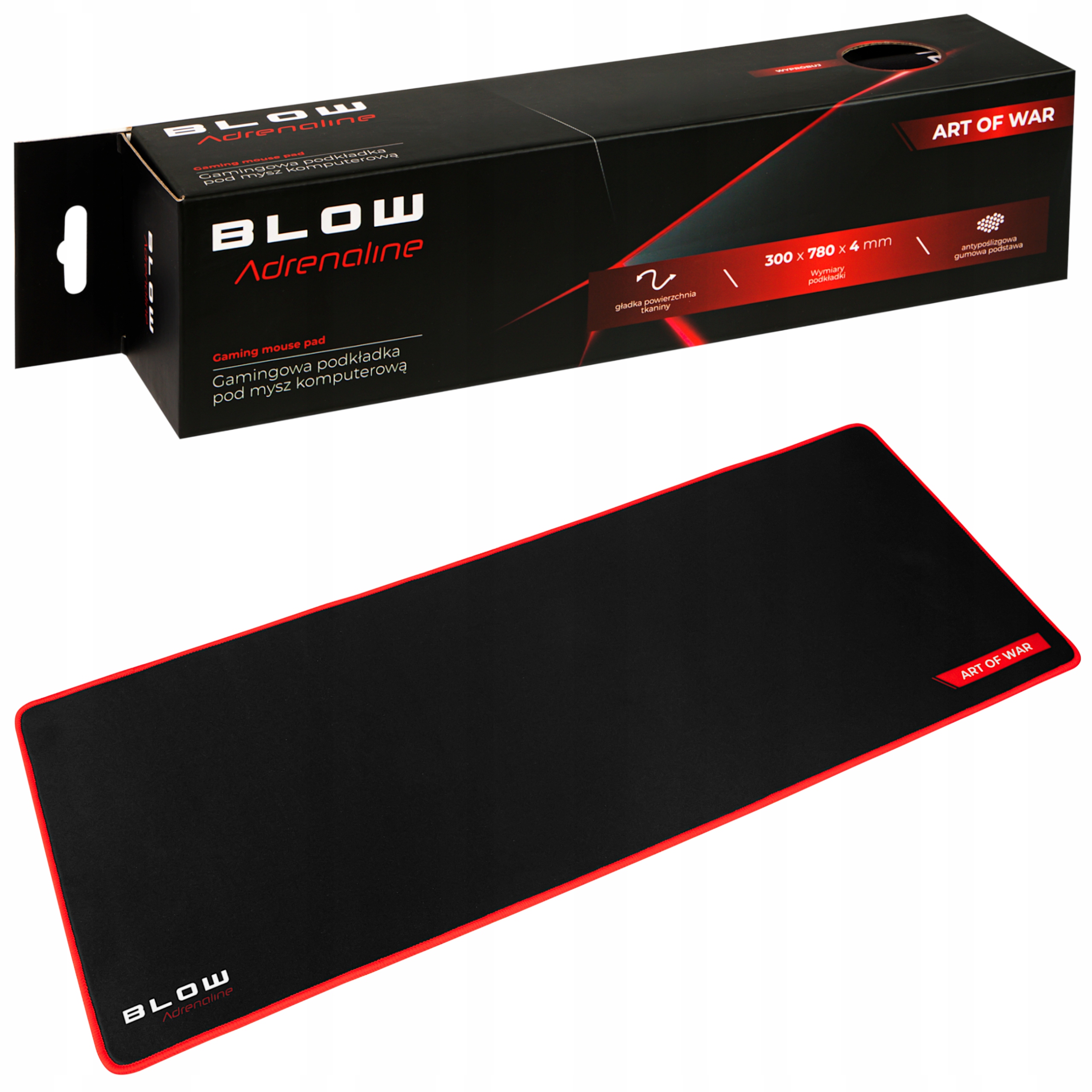 

Podkładka Gamingowa Pod Mysz Blow 300X780X4MM