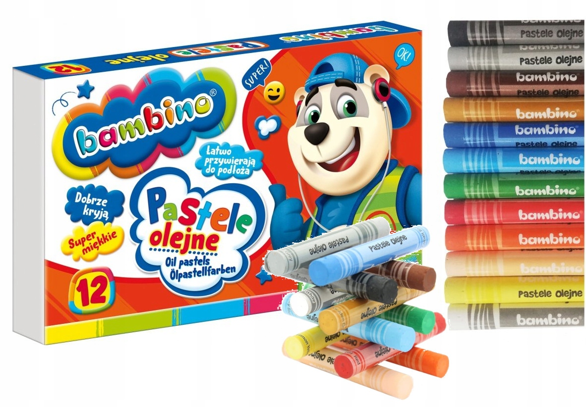 

Bambino pastele olejne kredki