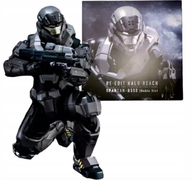 Pohyblivá figurka Halo Reach Spartan B312 19 Cm akcesoria
