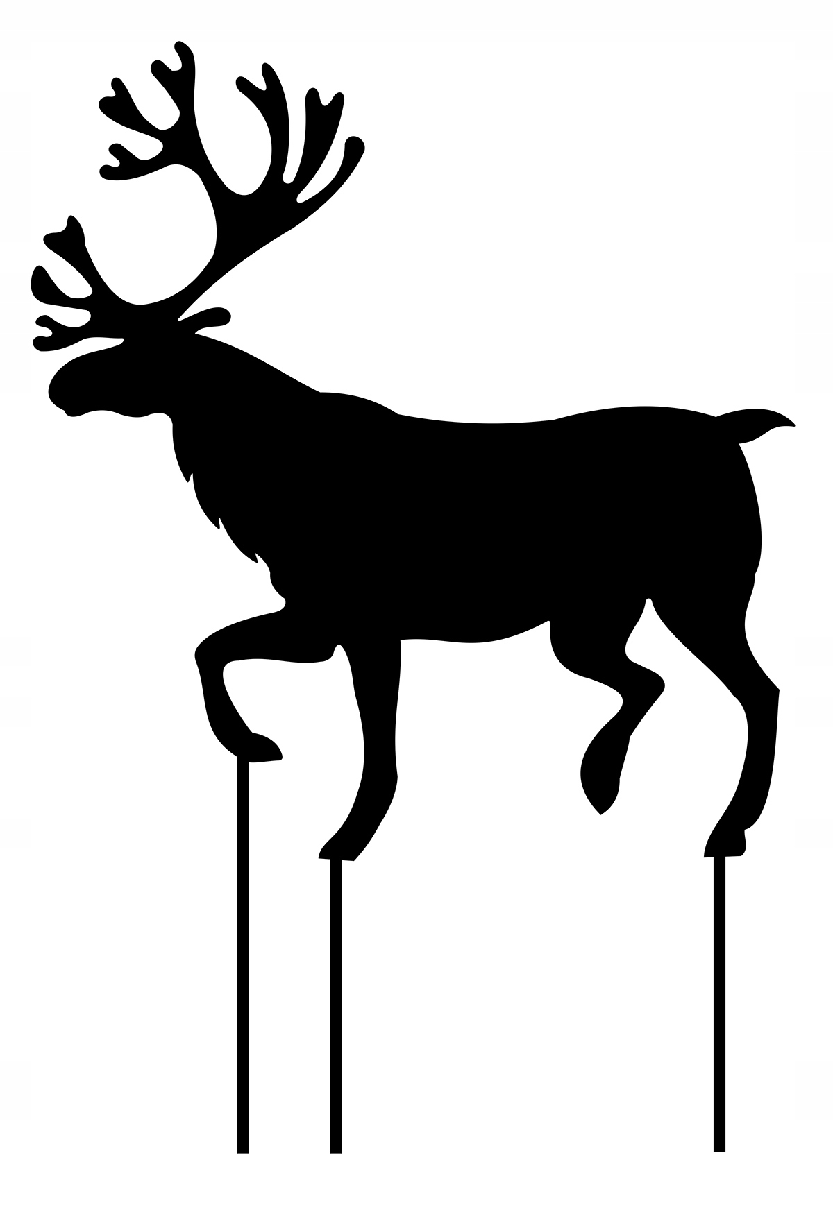 Sob Vánoční Dekorace Na Zatloukání, kovová