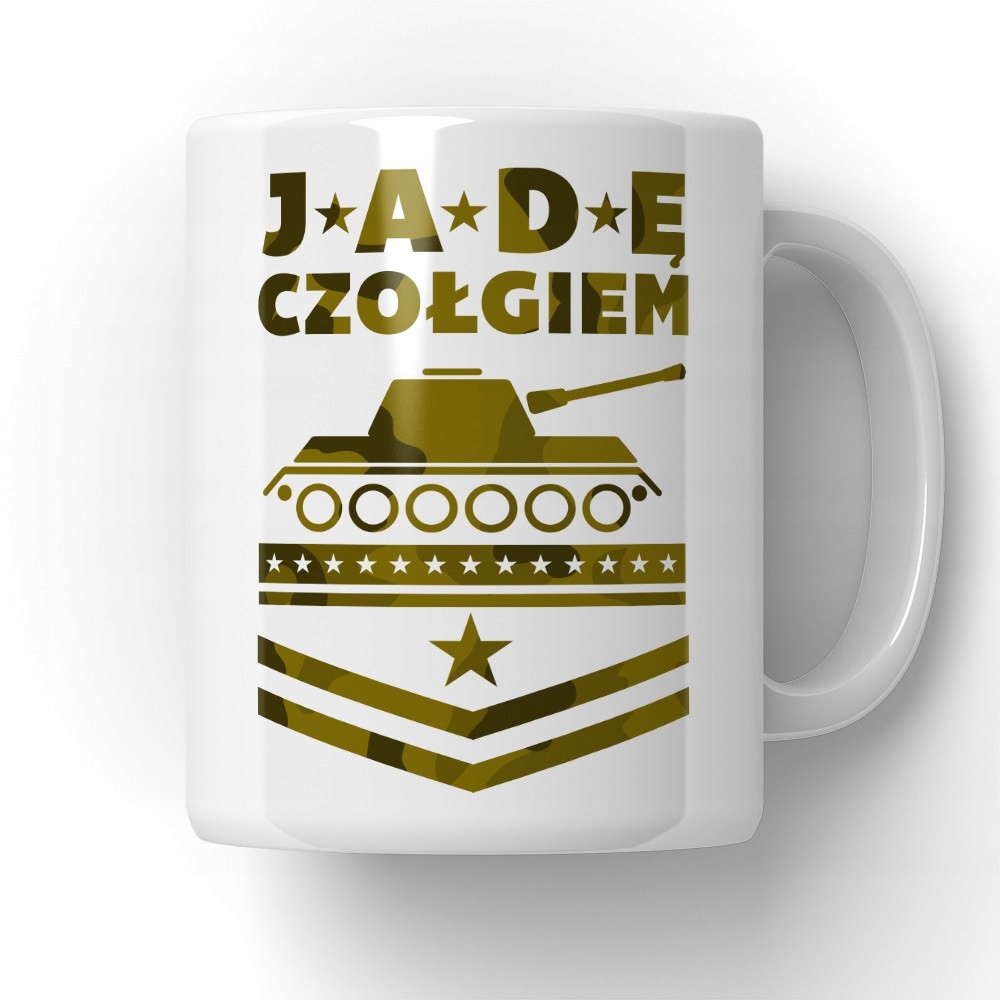 

Kubek Jadę Czołgiem