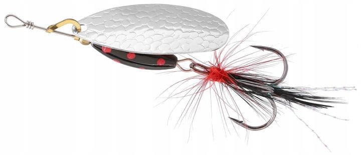 Błystka Obrotowa Mikado M-grub 4 13g Srebrna Tiger