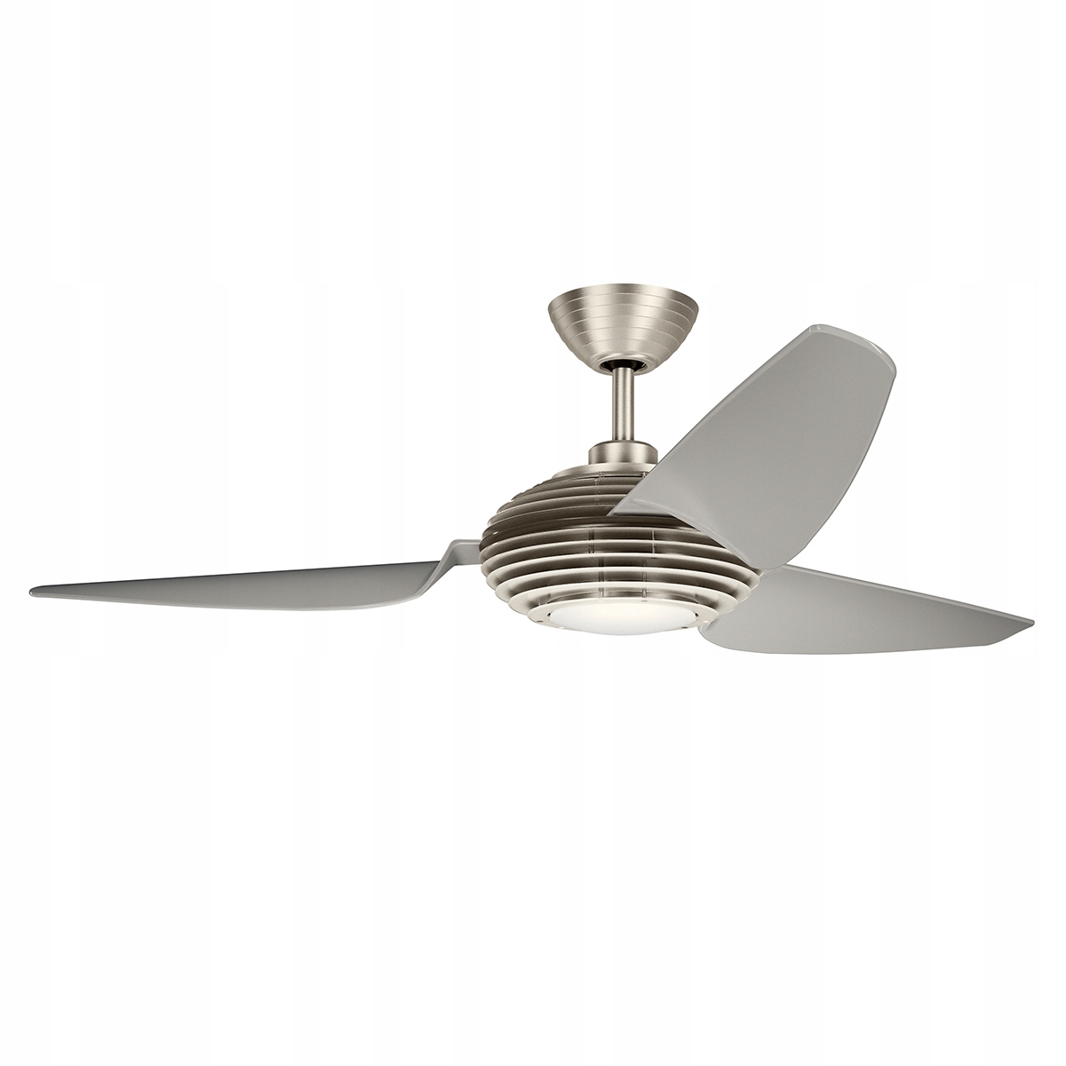 Stropný ventilátor 152 cm s Led lampou 3000K diaľkový ovládač strieborný do obývačky Kichler