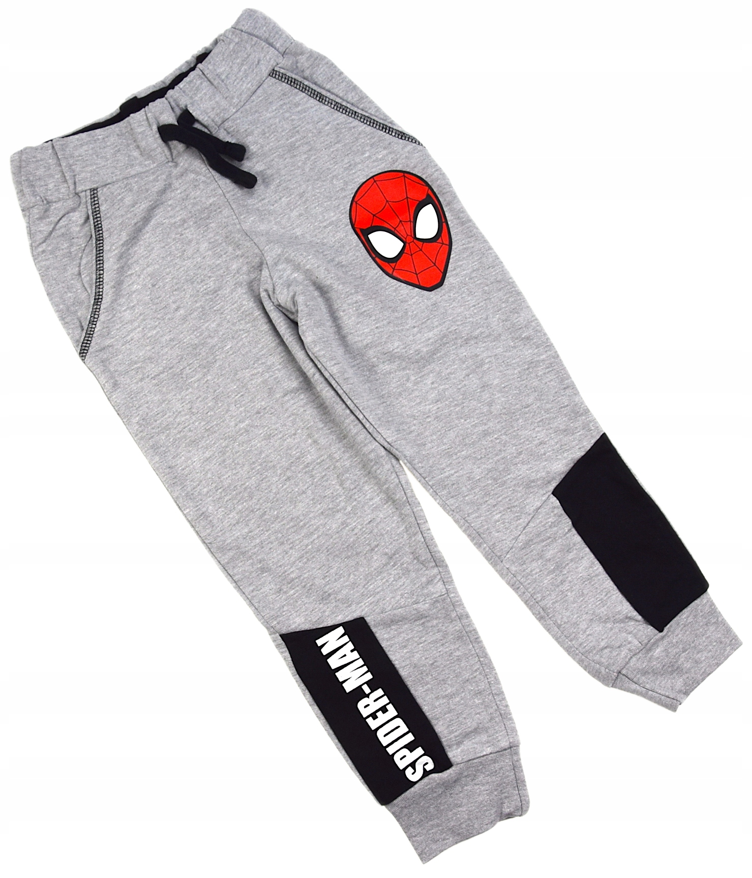 

Spodnie Bawełniane Dresowe Spiderman Szare 104