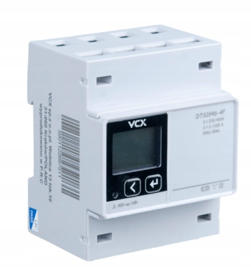 Měřič elektrické energie 3 Fázový DTS-1946 Modbus -RS485, 230V 5 (100)A