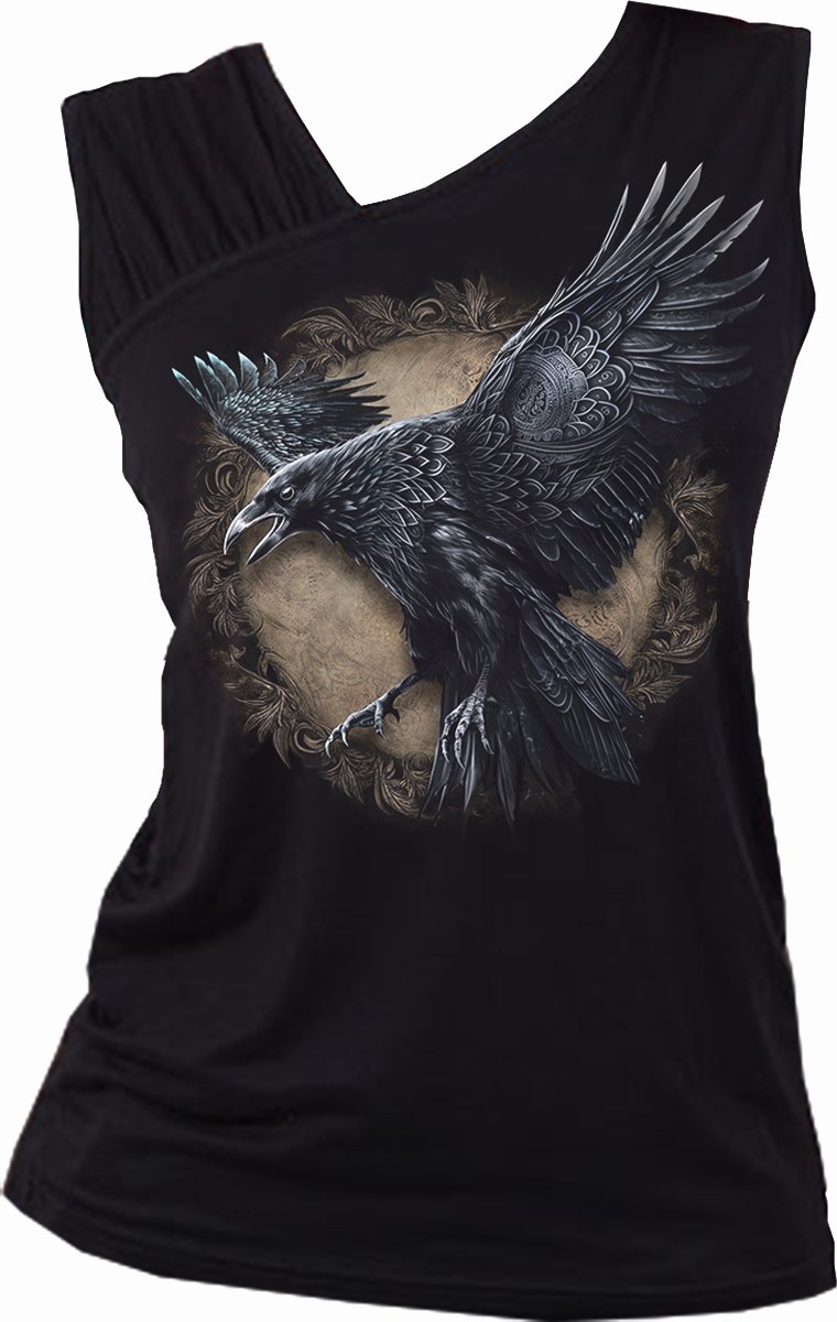 Raven Wise Wings Slant Top Spiral Dámské 2XL