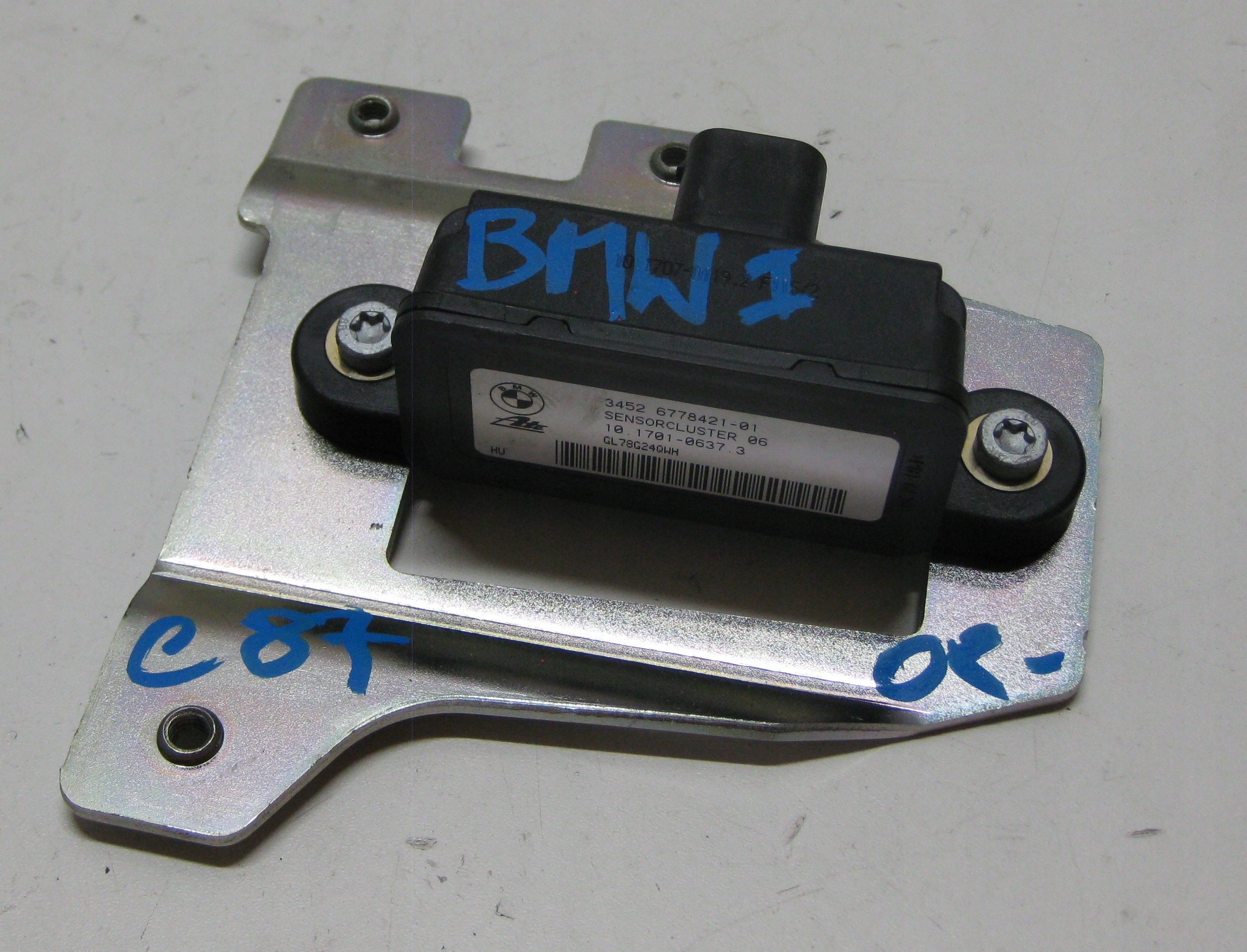 BMW E87 08R sensor module control unit PRZYSPIESZENIA ESP 6778421
