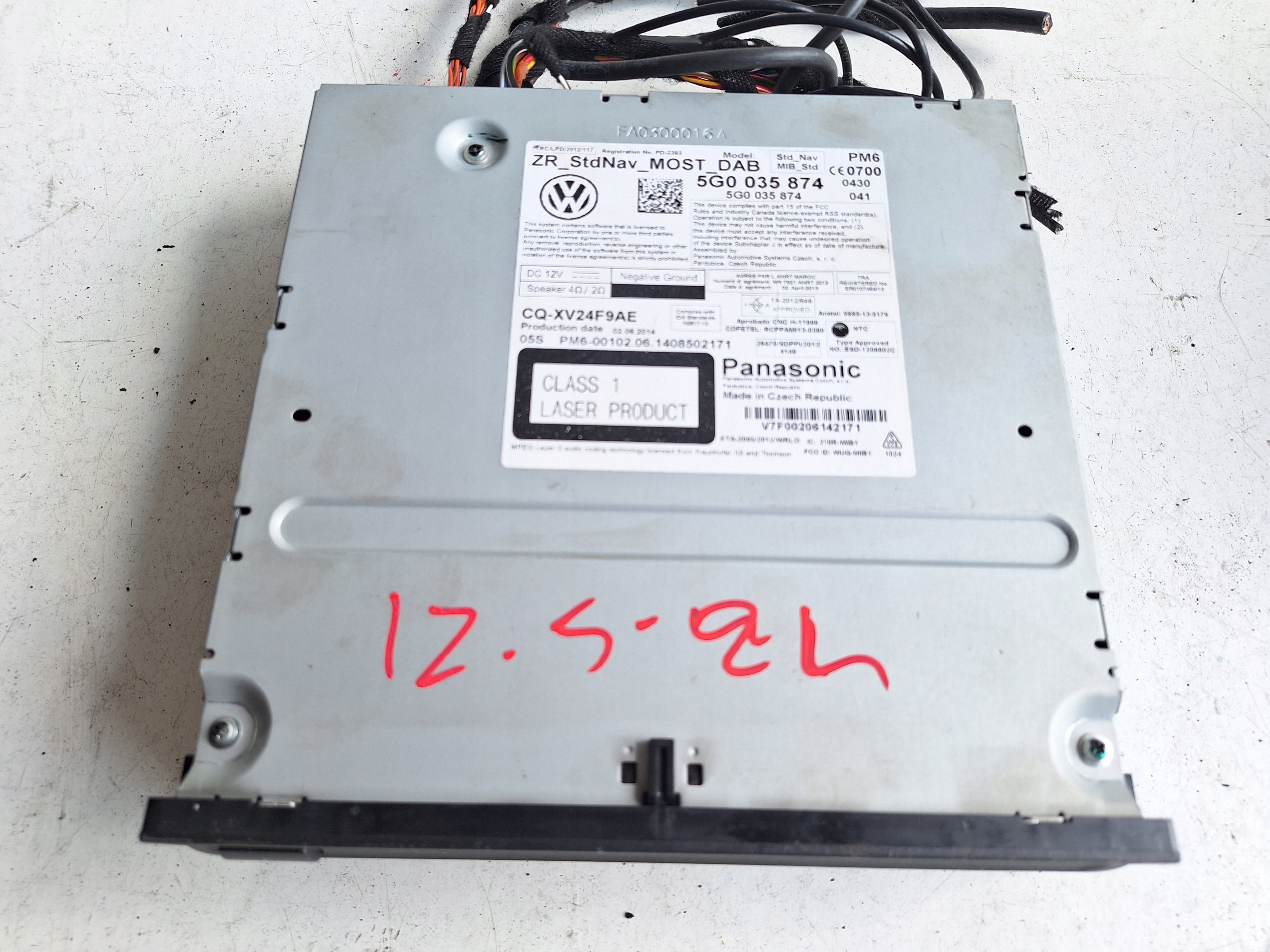 VOLKSWAGEN player navigation devices 5G0035874