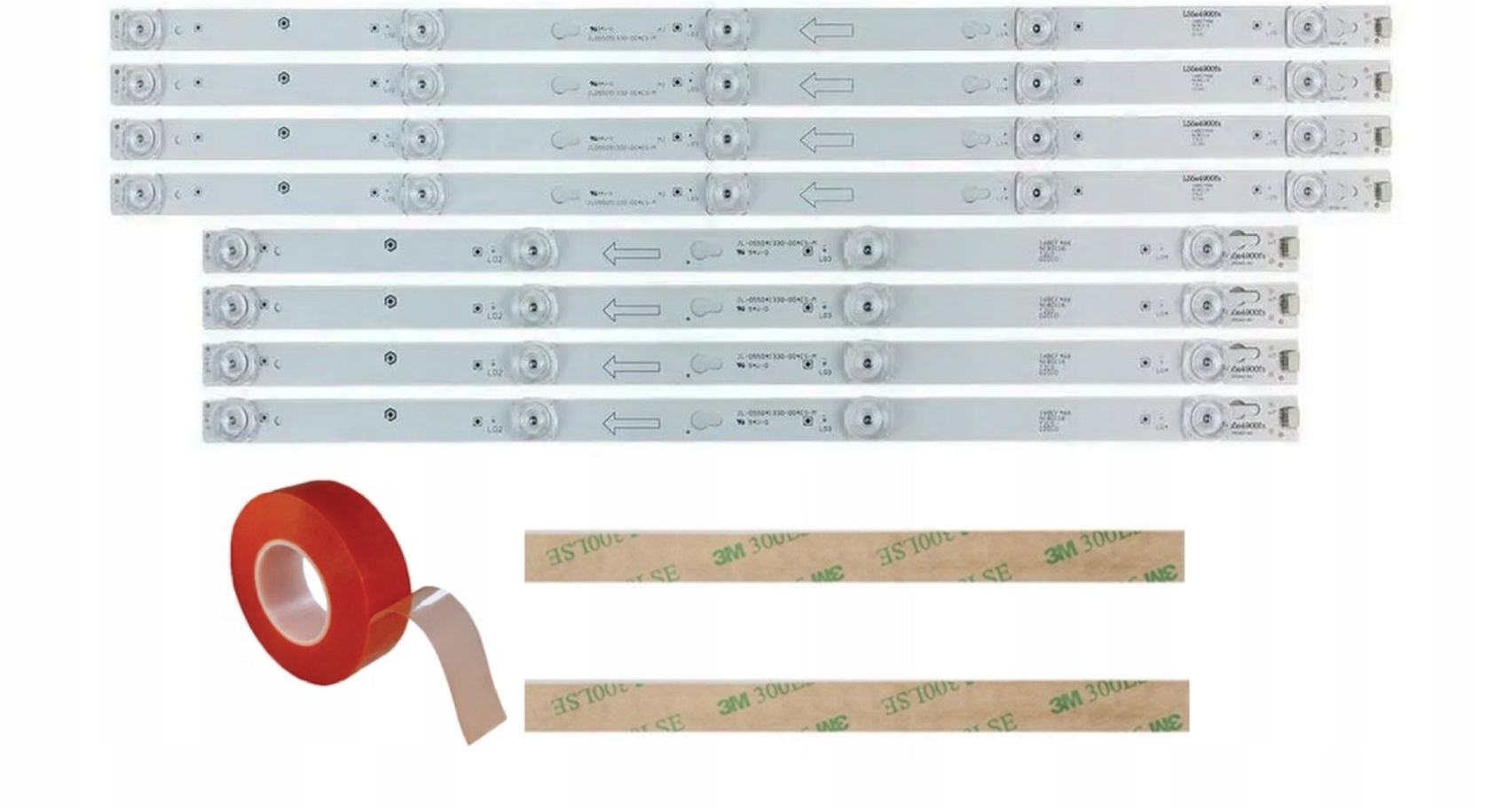 Listwy Led Tcl Thomson 55D2900 55HR330M05A8 Tcl 4C-LB5505-HR 4C-LB5504-YH