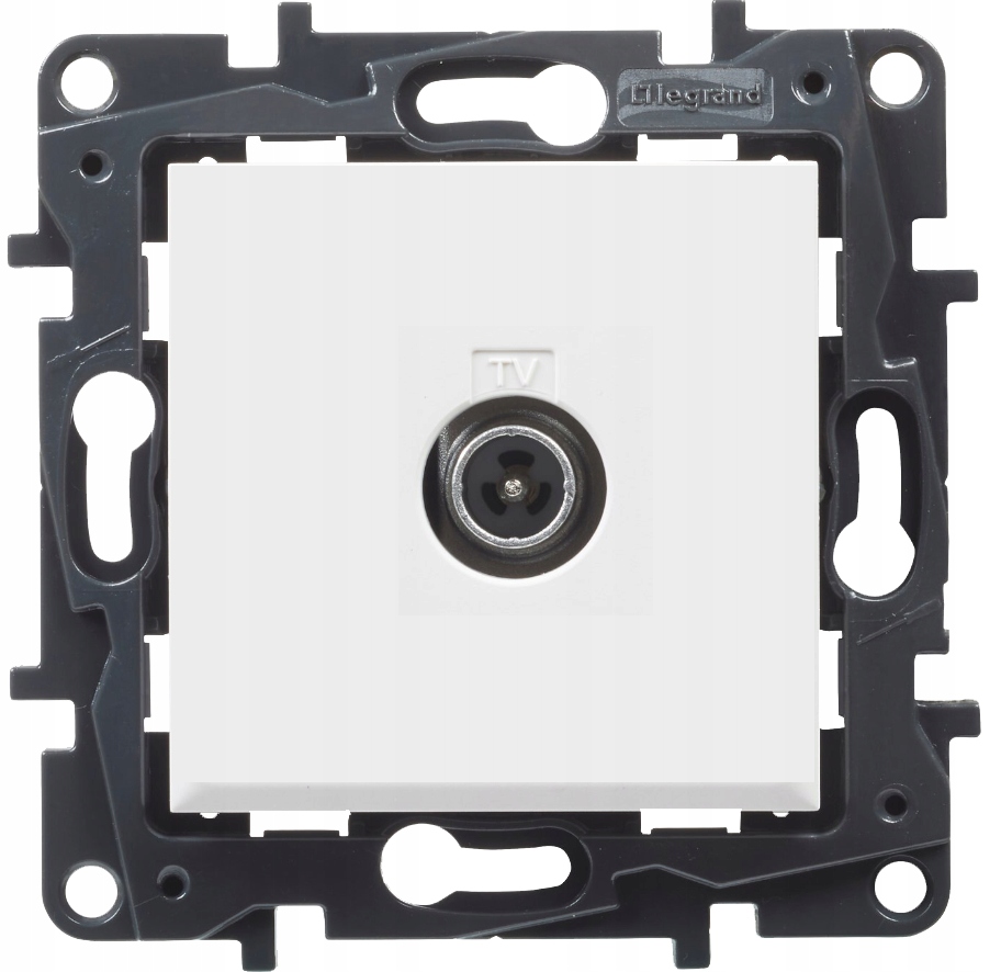 

Niloe-step Gniazdo Tv męskie końcowe białe